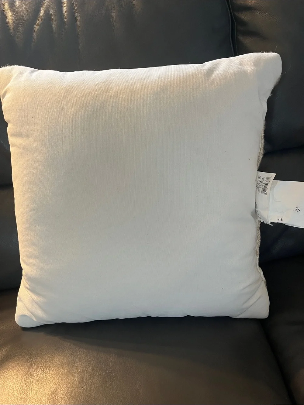 Threshold Beige and Cream Striped Accent Pillow